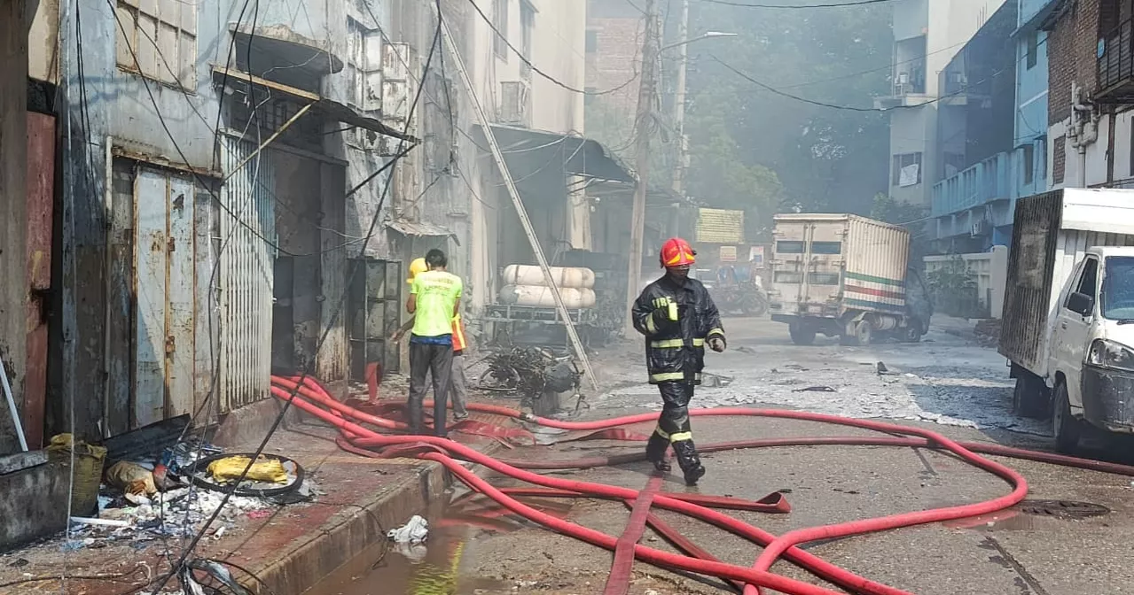 Fire breaks out at Mirpur garment factory, chemical godown