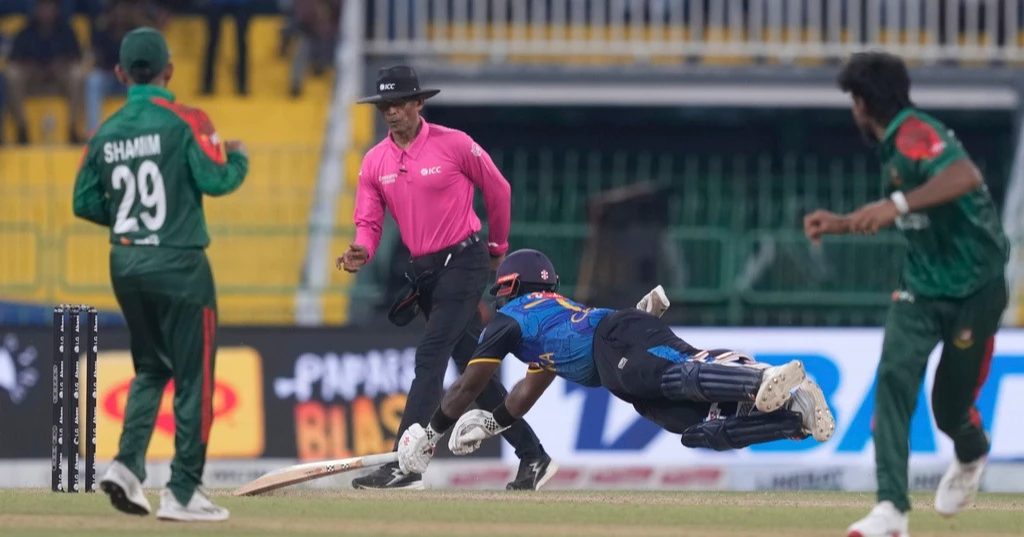 Asalanka’s ton lifts Sri Lanka to 244 despite Taskin’s four-for