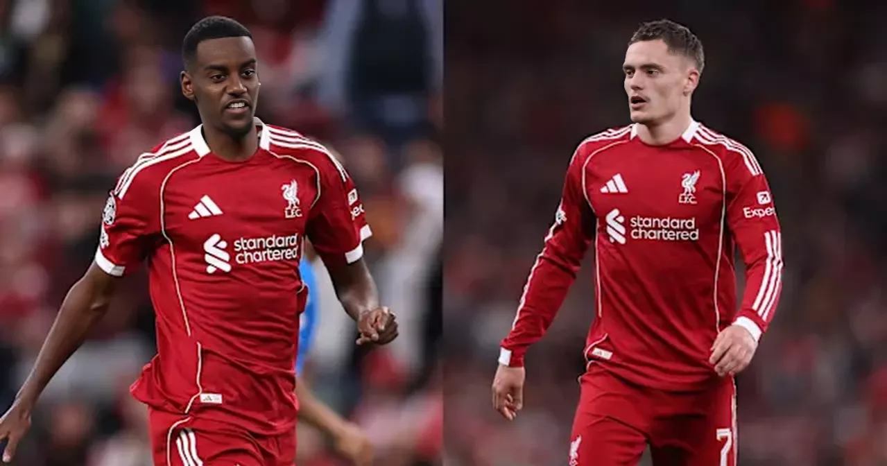 Isak and Wirtz on Liverpool bench for Merseyside derby