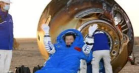 Chinese astronauts return from space station after delay linked to space debris damage