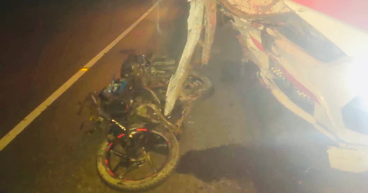Three friends killed as bus hits motorcycle in Barishal