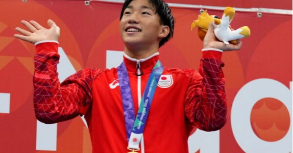 Japan’s Shin Ohashi sets world record in 200m breaststroke at Asian Games