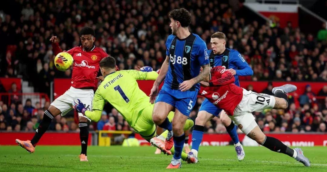 Manchester United and Bournemouth share 8-goal thriller in Premier League
