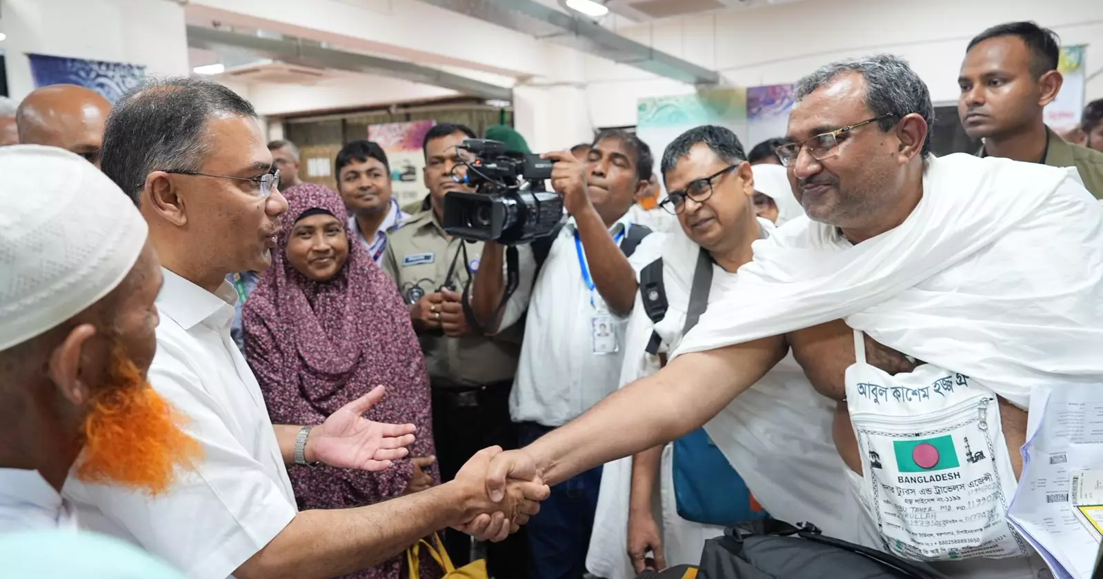 Seeing off the first Hajj pilgrims of the year, PM promises to ease their hardships from next year