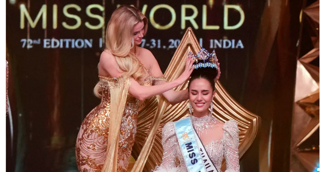 Thailand’s Opal Suchata Chuangsri crowned Miss World 2025