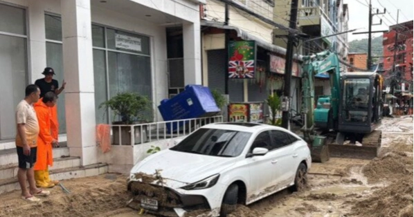 Flash floods hit Thailand’s Phuket after heavy rainfall