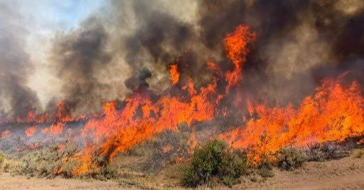 Helicopter crashes while fighting Utah wildfire as Oregon blaze claims dozer operator’s life