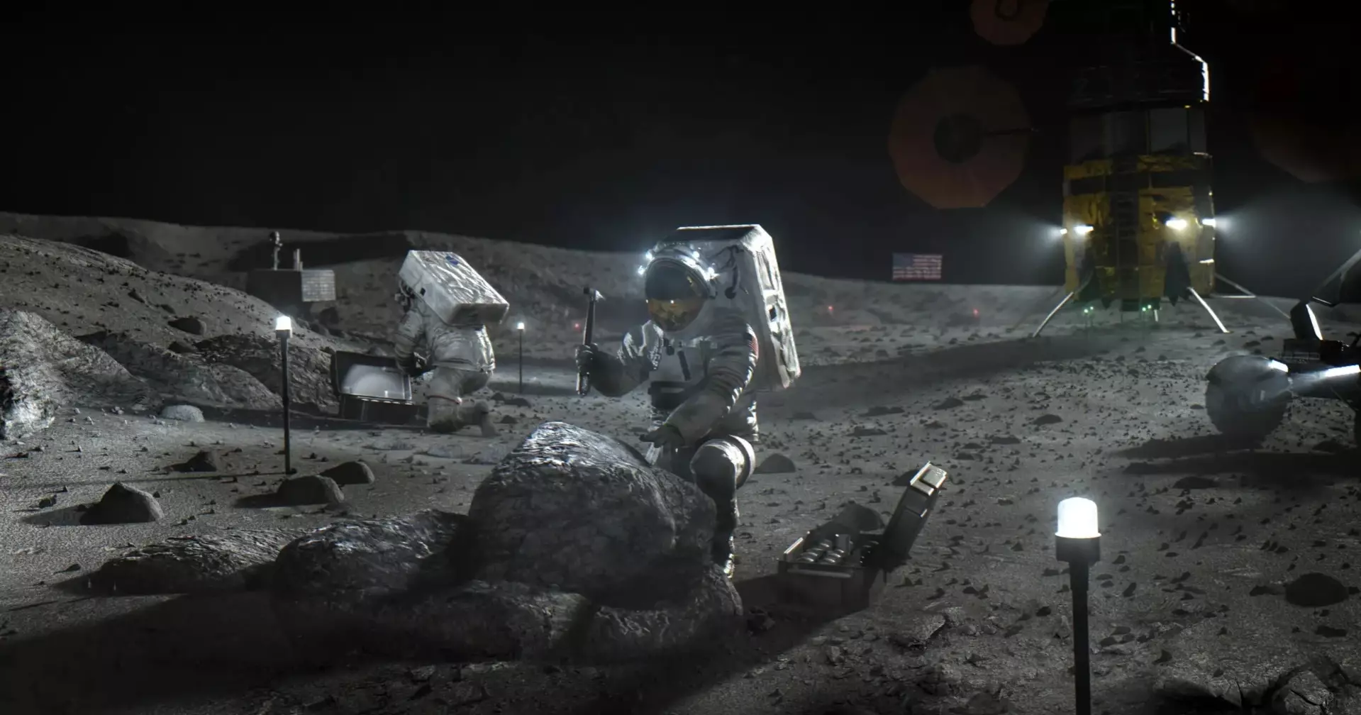 NASA plans more than 20 lunar landings to build future Moon base