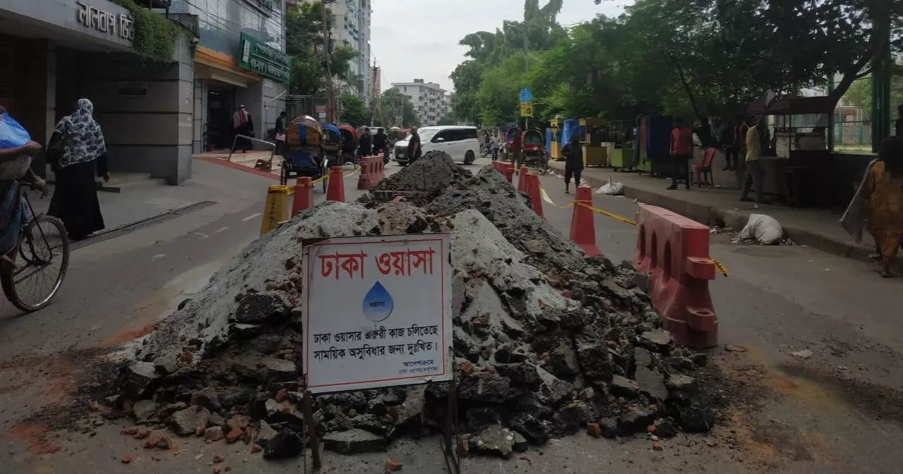 Unauthorised road excavation: Dhaka WASA caught forging DSCC official's signature