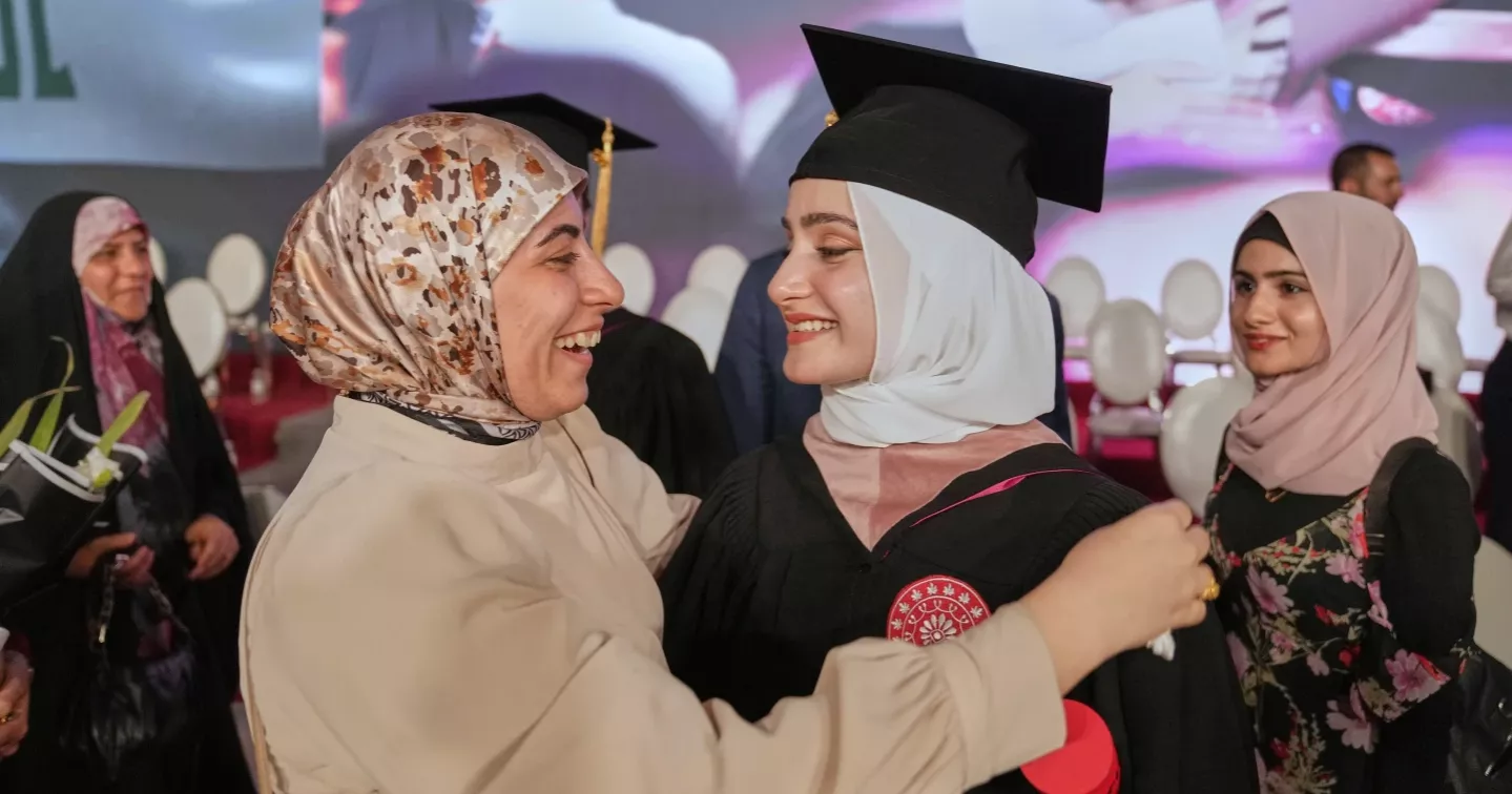 First class graduates from American University of Baghdad, once Saddam's palace