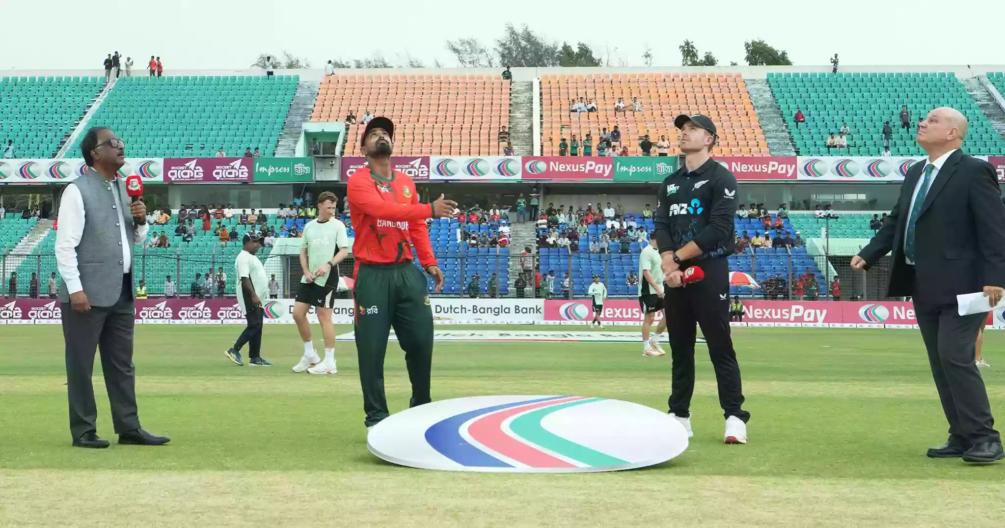 Bangladesh opt to bowl in first T20I vs New Zealand