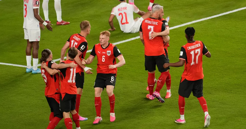 Austria defeat Jordan 3-1 to secure first World Cup win in 36 years