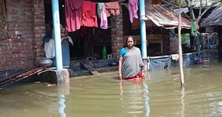 Waterlogged and forgotten: Over 5 lakh trapped in Jashore’s Bhabodah