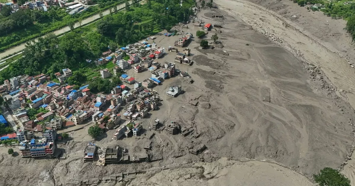 Glacial collapse triggers deadly floods on Nepal–China border, leaving at least 160 dead and hundreds missing