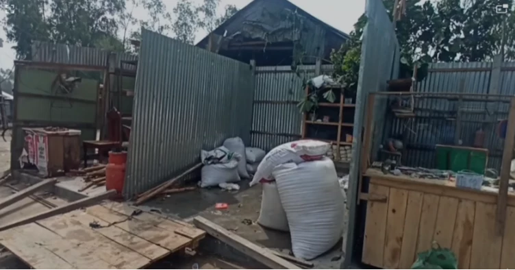 Unseasonal storm damages over 50 homes, shops in Lalmonirhat