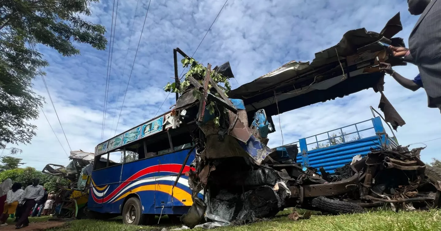 At least 46 killed in multi-vehicle crash in western Uganda