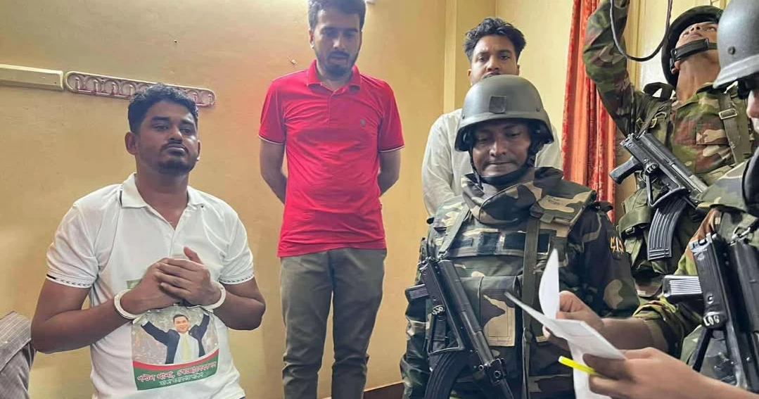 Notorious extortionist Liton arrested by Army in Purana Paltan