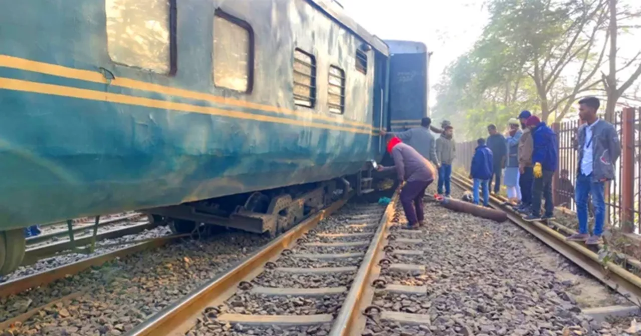 Dhaka’s rail links with Sylhet, Ctg suspended as train derails