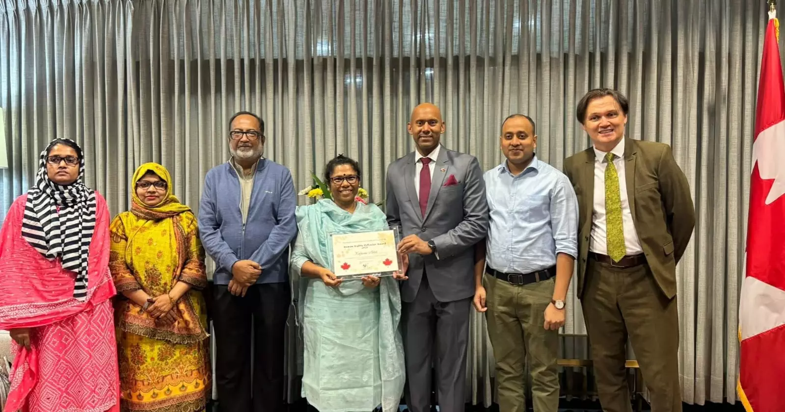 Canada reaffirms support for human rights in Bangladesh, honours HR defenders
