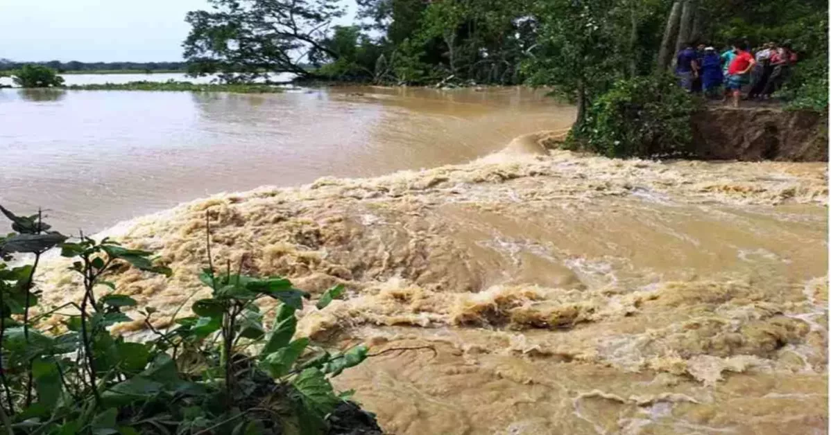 Floods feared as rain-fed rivers in Sylhet cross danger mark