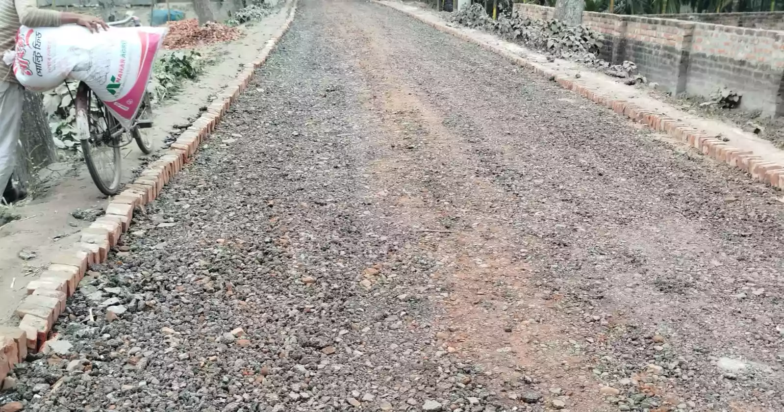 Crumbling roads in Kaliganj: Residents sound alarm over use of substandard materials