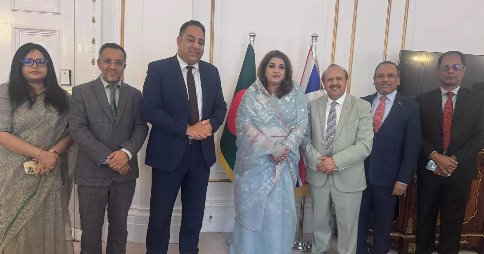 Shama Obaed in London; meets key figures in APPG on Bangladesh