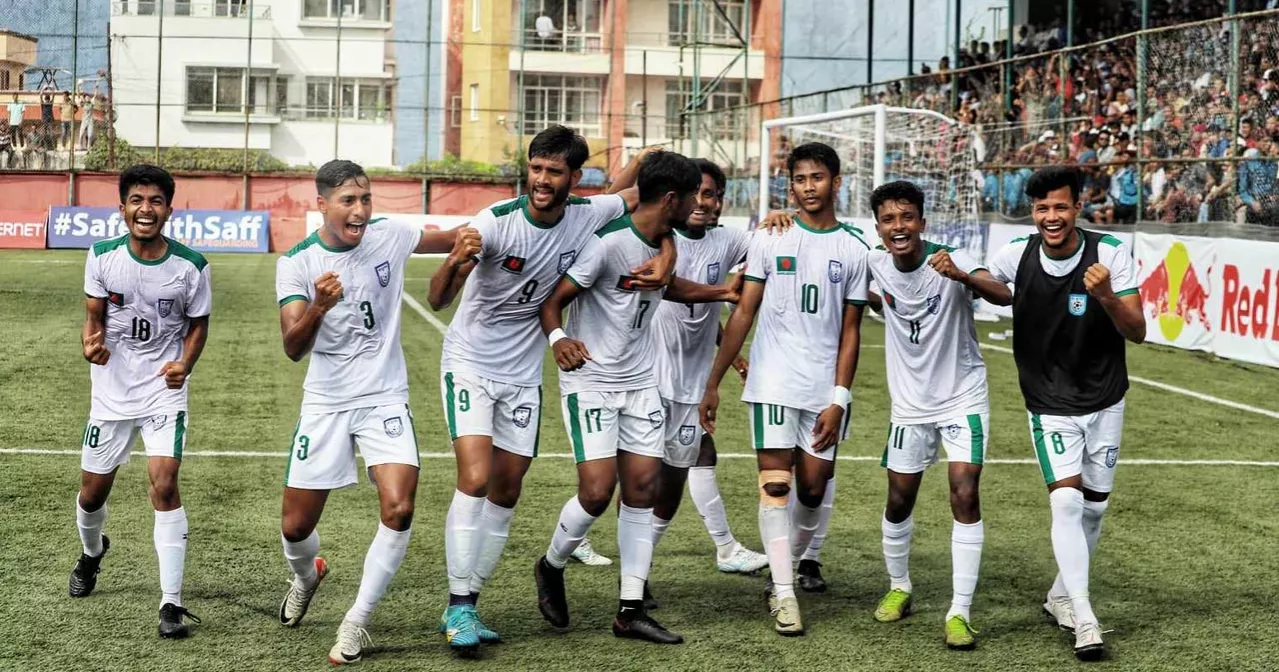 SAFF U-20 Champs: Bangladesh creates history by winning first-ever title crushing Nepal 4-1 in final