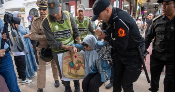 Young Moroccans clash with police during protests over stadium spending, failing health services