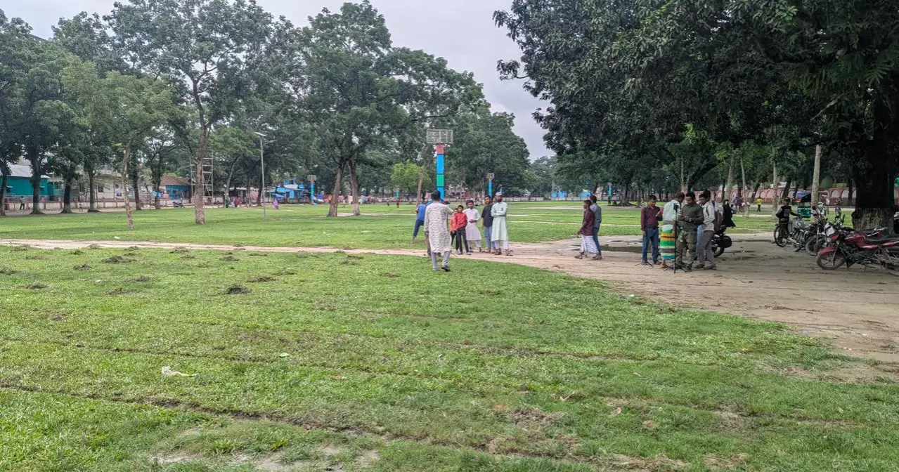 Sholakia Eidgah ready for Eid congregation; prayers to begin at 9am