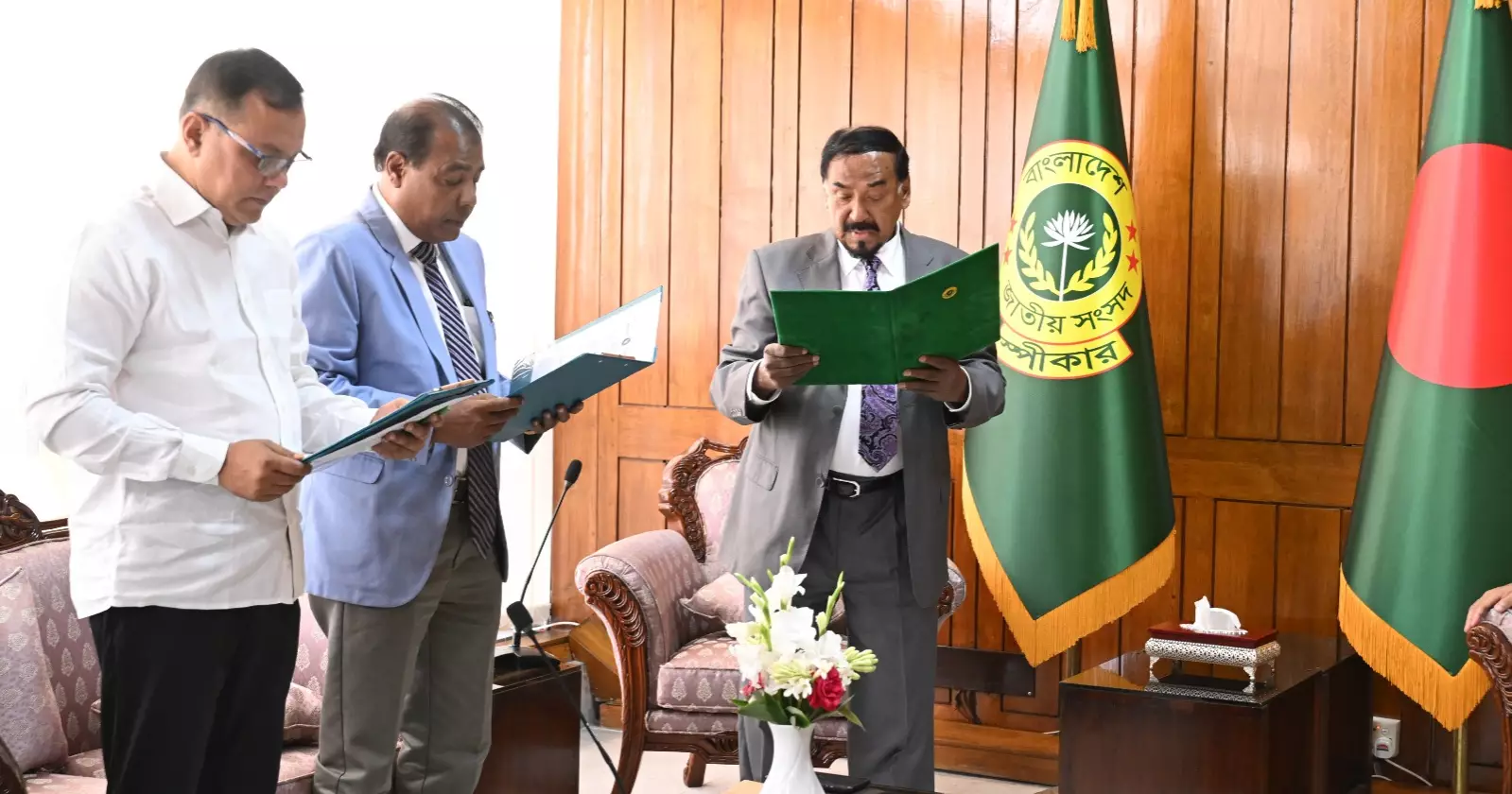 Two newly elected MPs take oath