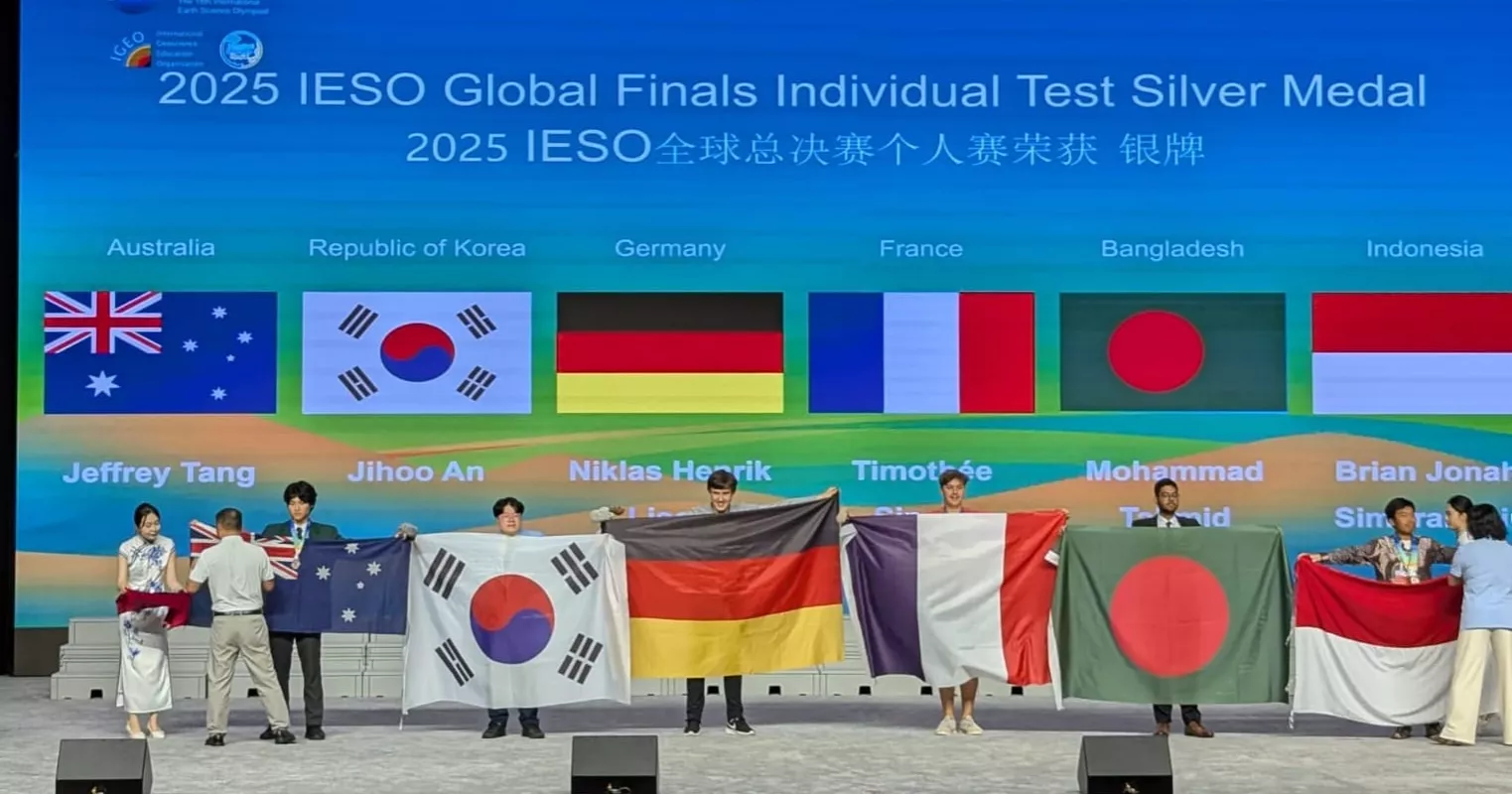 Bangladesh shines with 5 medals at 18th International Earth Science Olympiad in China