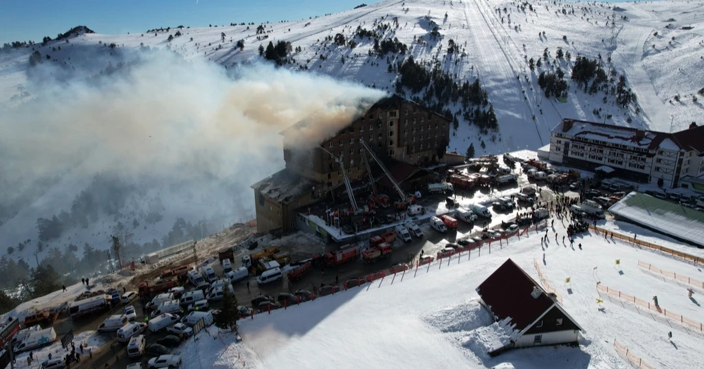 Witnesses helpless as people leapt from burning Turkish hotel