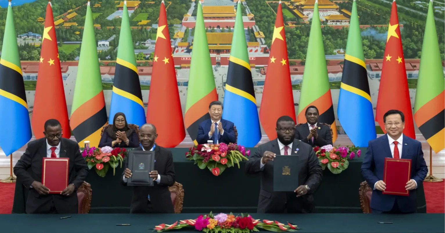 Chinese and African leaders hold a summit on deepening cooperation in a divided world