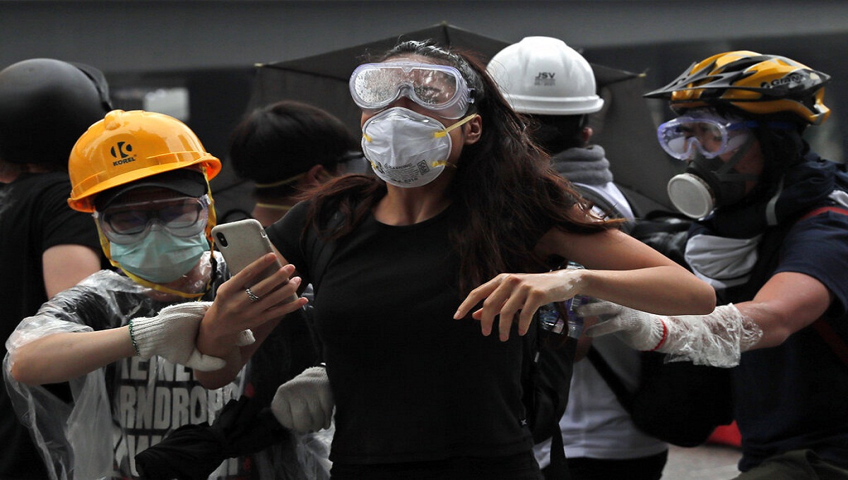 Hong Kong protesters wary of Chinese surveillance technology