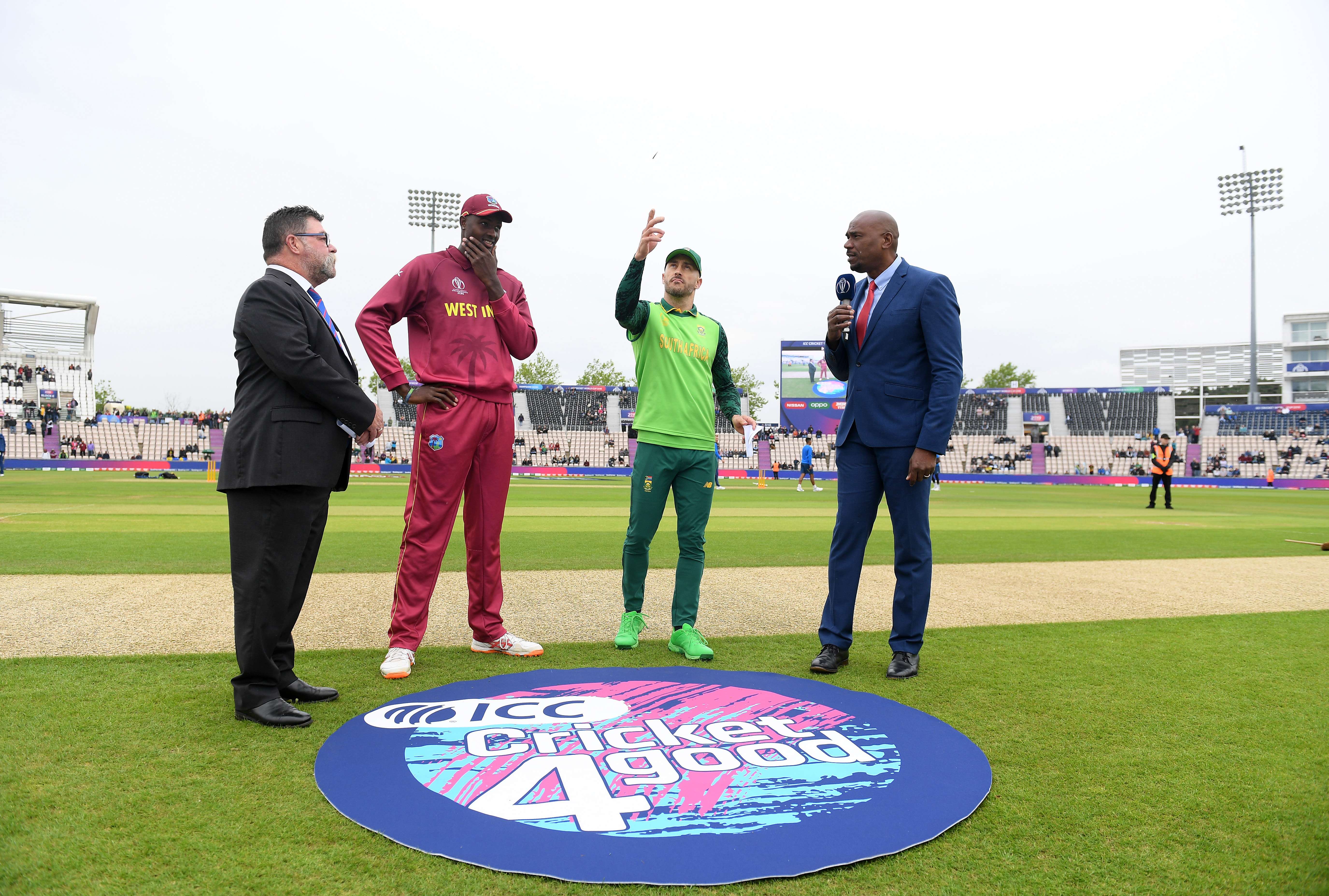 South Africa sent to bat first 