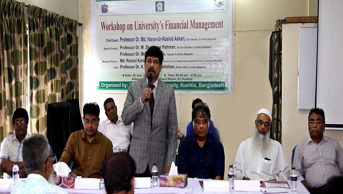 Workshop on ‘Financial management’ ends at IU