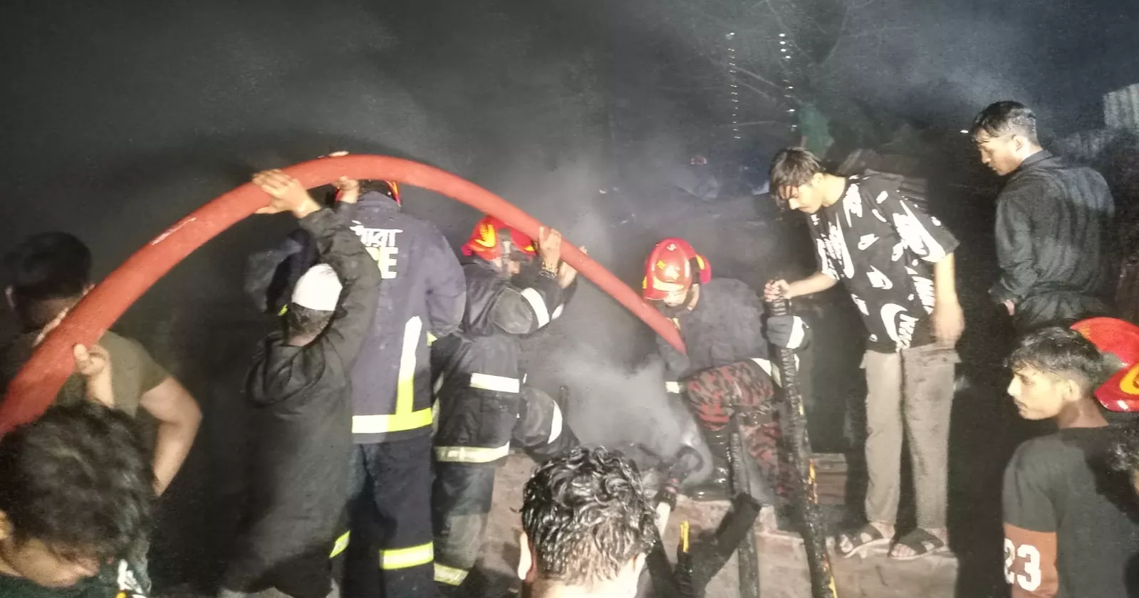 Mohakhali’s Sattola Slum fire brought under control