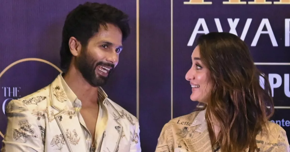 Shahid Kapoor and Kareena Kapoor reunite at IIFA