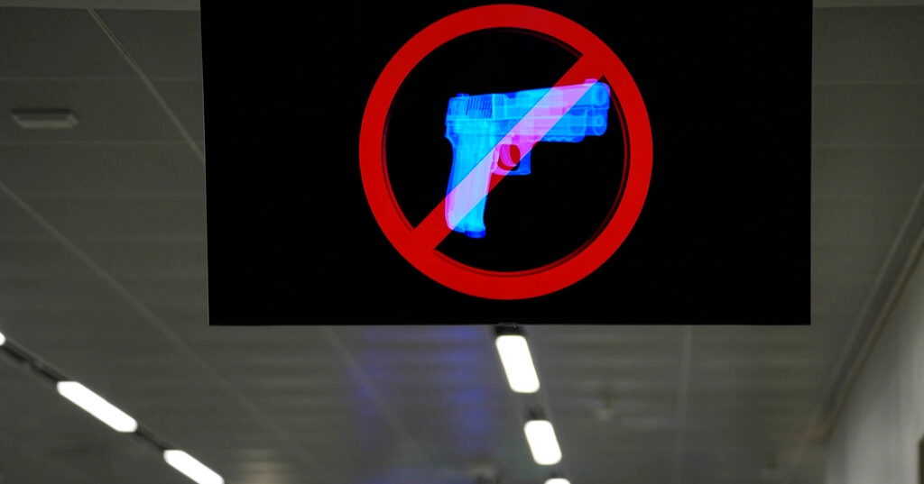 Record 6,542 guns intercepted at US airport security in 2022