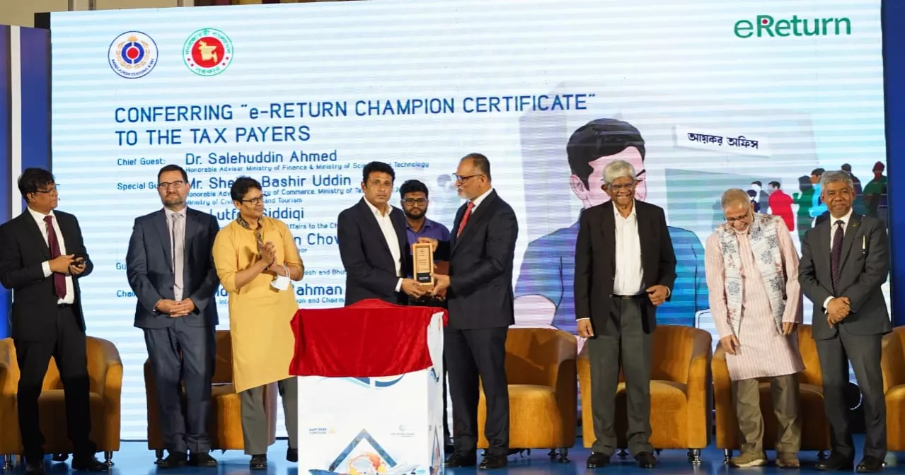 NBR awards “e-Return Champion Certificate” to five leading firms