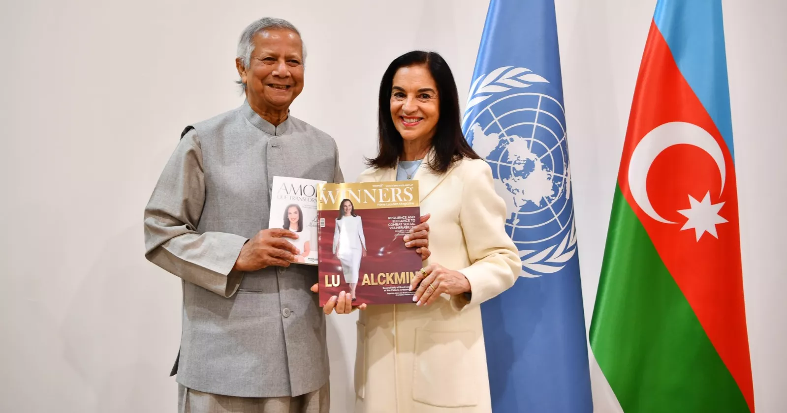 Brazil VP’s wife meets Dr Yunus at COP29