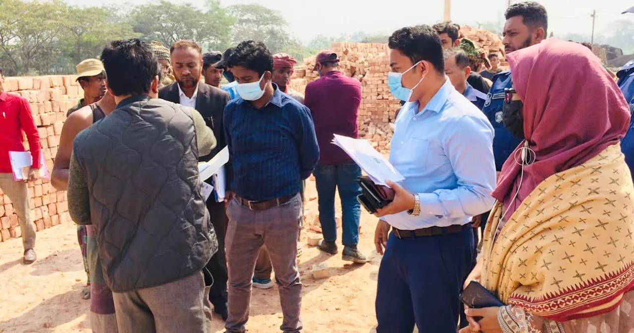 Two illegal brick kilns fined Tk 8.5 lakh in Feni