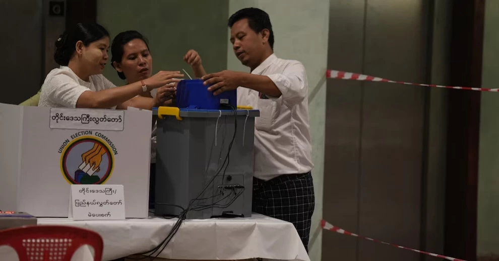 War-hit Myanmar holds widely criticised ‘sham’ election