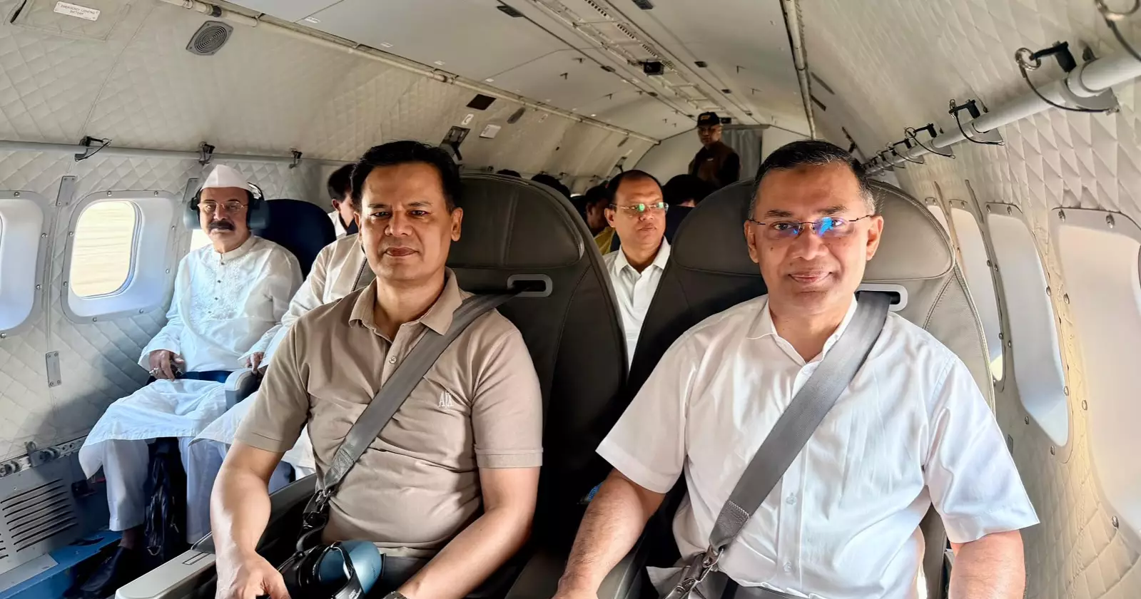 PM leaves Dhaka to visit Durga Puja mandaps in 3 districts