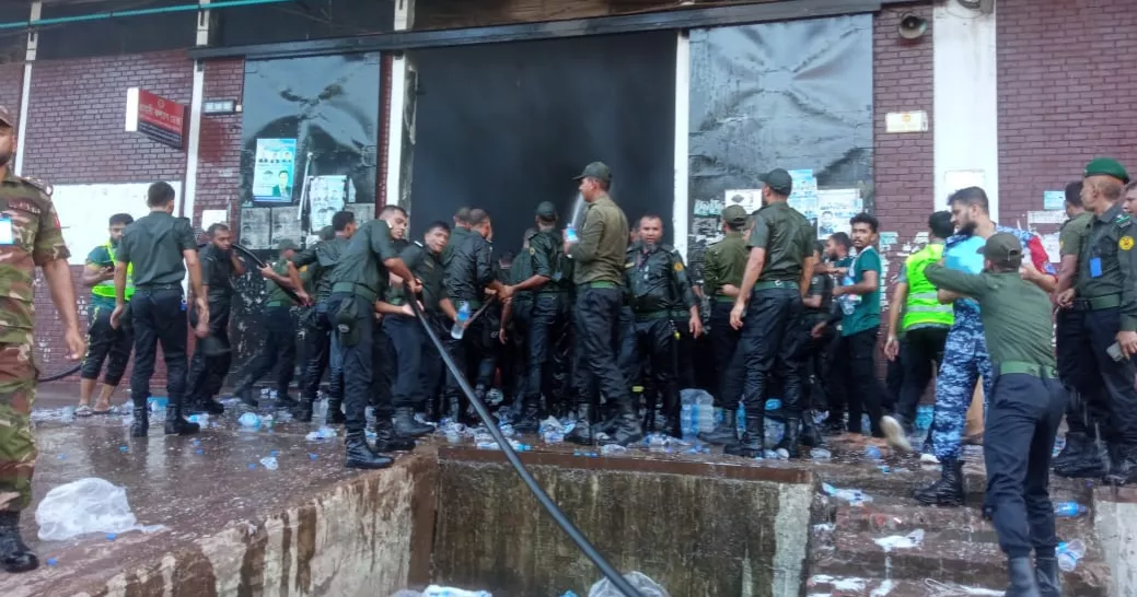 35 security personnel injured battling cargo section fire at Dhaka airport