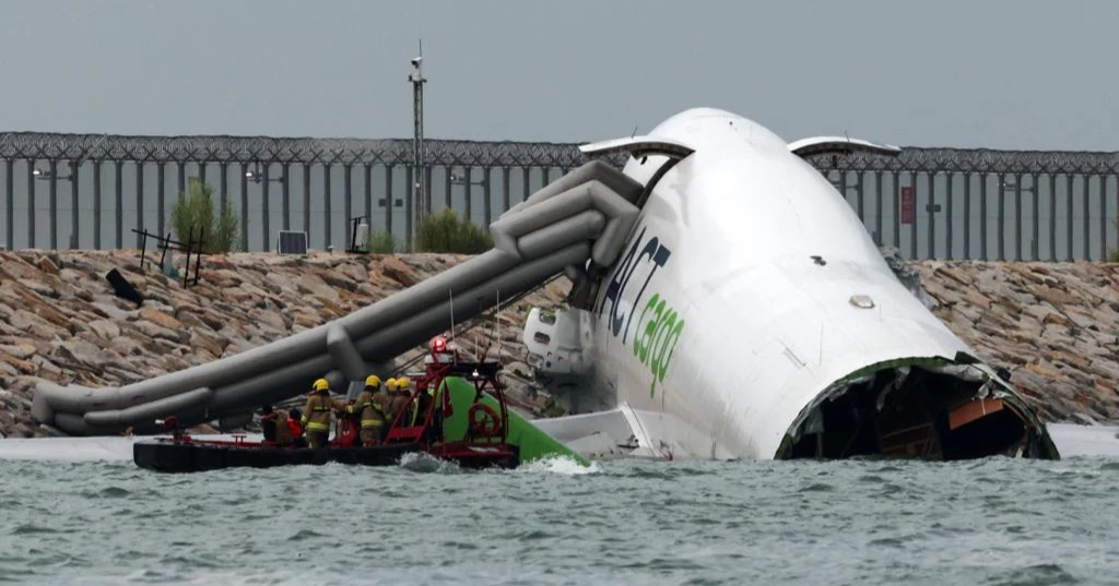 Hong Kong reopens runway after cargo plane crash, cleanup ongoing