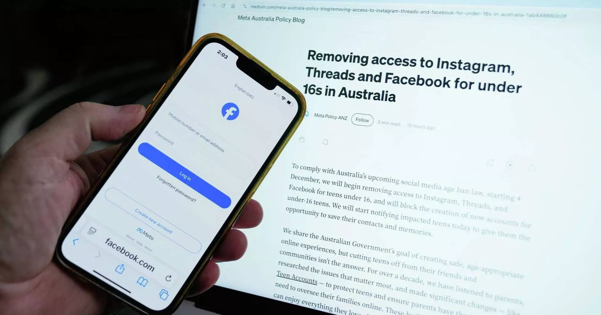 Australia will enforce a social media ban for children under 16