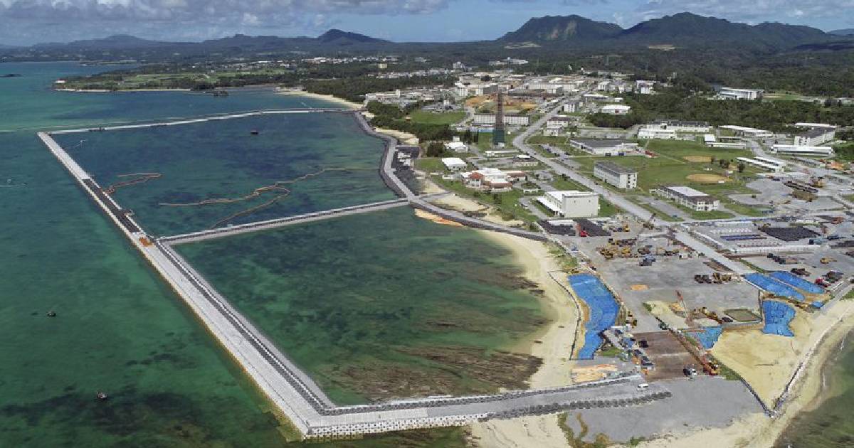 Okinawa gov. renews demand to stop US base relocation plan