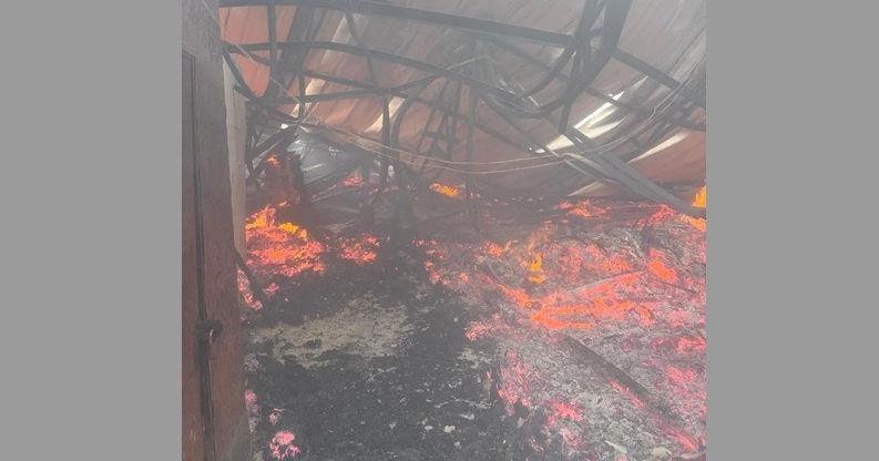 Furniture warehouse catches fire in Badda