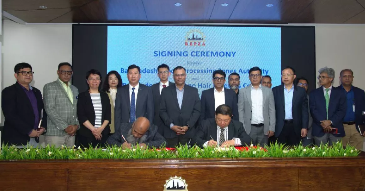 Chinese company to invest $3.82 million in Ishwardi EPZ to produce wigs 